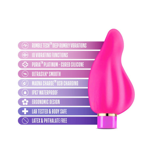 Aria Epic AF Fuschia USB Rechargeable Stimulator Vibrator - G-Spot Vibrators