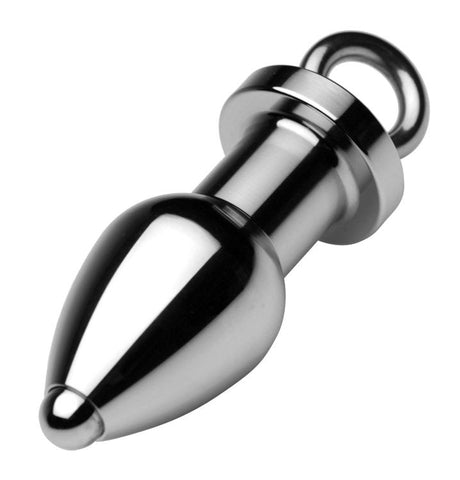 Arsenal Aluminum Tunnel Plug by XR Brands - Steel Sex Toys
