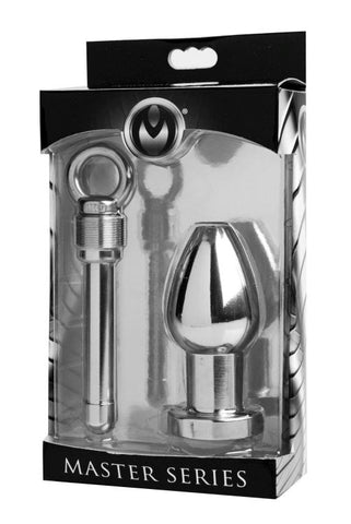 Arsenal Aluminum Tunnel Plug by XR Brands - Steel Sex Toys