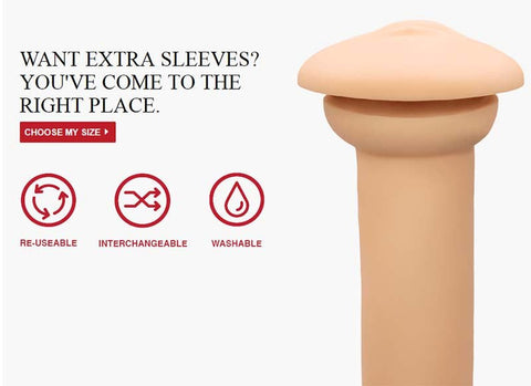 AutoBlow 2 Vagina Sleeves Male Masturbator by AutoBlow - Masturbators and Strokers