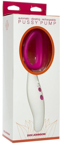 Automatic Vibrating Rechargeable Pussy Pump by Doc Johnson - Luxury Sex Toys