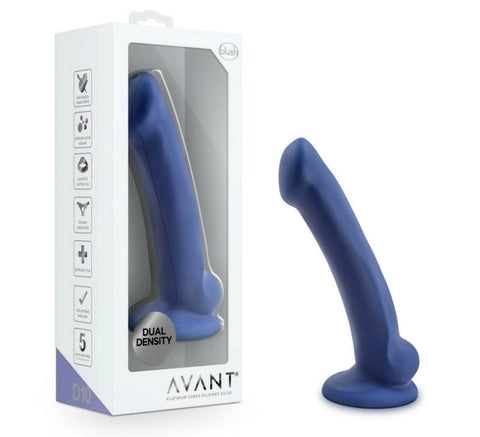 Avant D10 Ergo Mini Indigo by Blush Novelties - Realistic Dildos