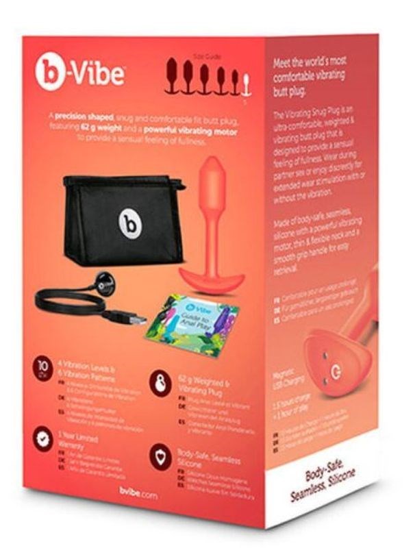 b-Vibe Vibrating Snug Plug 1 - - Anal Vibrators