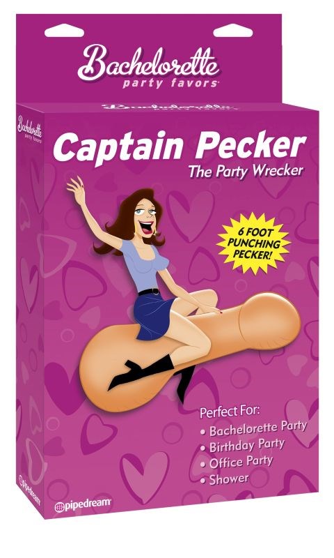 Bachelorette Party Favors Captain Pecker - - Bachelorette and Bucks