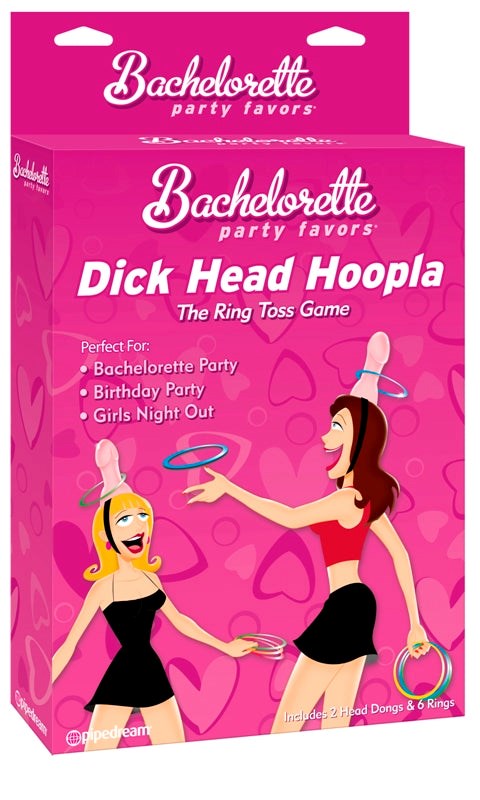 Bachelorette Party Favors Dick Head Hoopla - - Bachelorette and Bucks