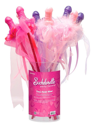Bachelorette Party Favors Fancy Pecker Wand - Sex Games, Coupons and Tricks