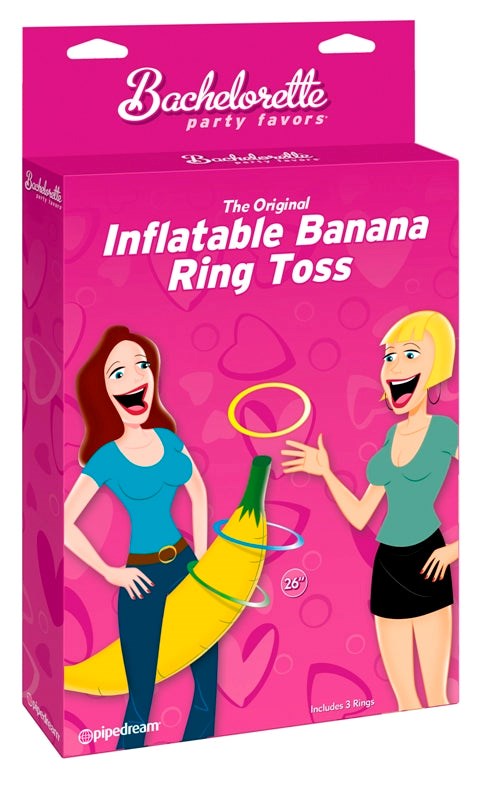 Bachelorette Party Favors Inflatable Banana Ring Toss - - Bachelorette and Bucks