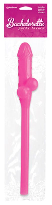 Bachelorette Party Favors Jumbo Sucking Straw 11\ - - Bachelorette and Bucks