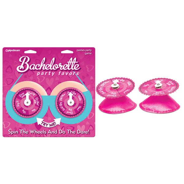 Bachelorette Party Favors Pasties Party Spinners - - Bachelorette and Bucks