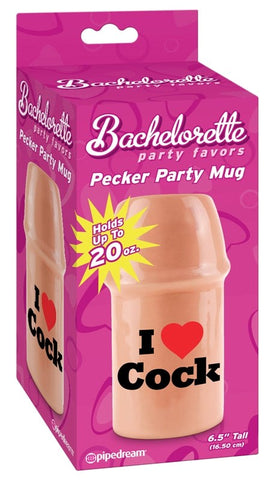 Bachelorette Party Pecker Party Mug by Pipedream Products - Sex Games, Coupons and Tricks