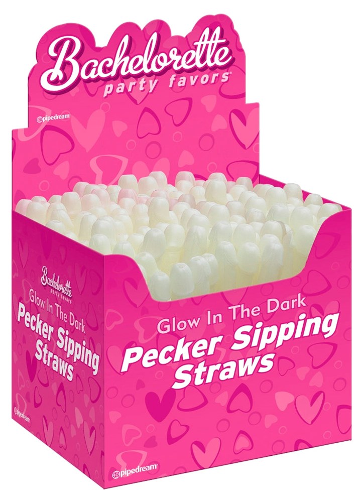 Bachelorette Party Favors Pecker Sipping Straws Single - - Sex Games, Coupons and Tricks