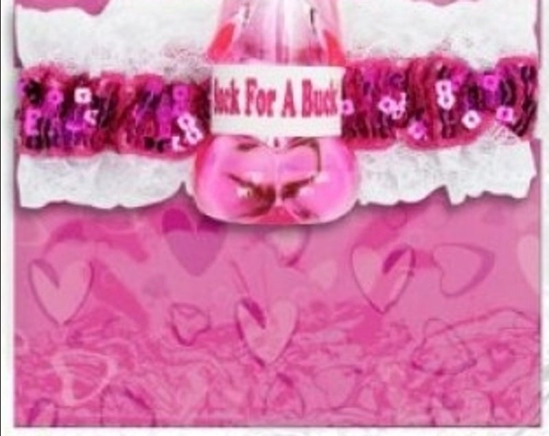 Bachelorette Party Favors Willy Shot Glass Garter - - Bachelorette and Bucks