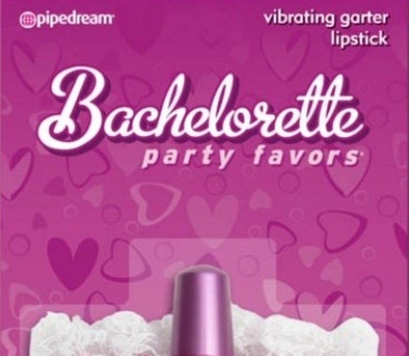 Bachelorette Vibrating Garter Lipstick - - Bachelorette and Bucks