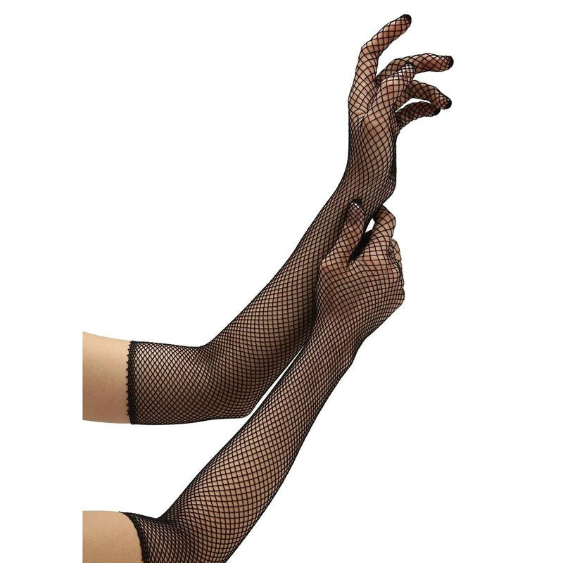 BACI WL Fishnet Opera Gloves - - Wigs and Gloves