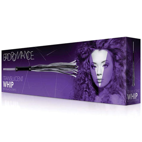 Bad Romance Translucent Whip by Shots Toys - Whips And Crops