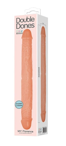 24 Cm Realistic Double Realistic Dong by Baile - Realistic Dildos