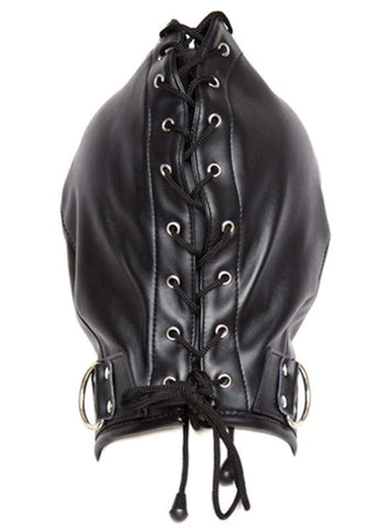 Basic Zipper Hood With O-Ring Collar by BDStyle - Bondage Hoods