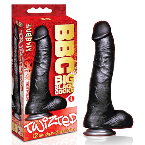 Bbc Big Black Cock Twizted 12 Inch by Icon Brands - Realistic Dildos