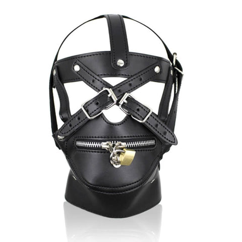 BDSM Hood Harness & Muzzle Thin by BDStyle - Bondage Hoods