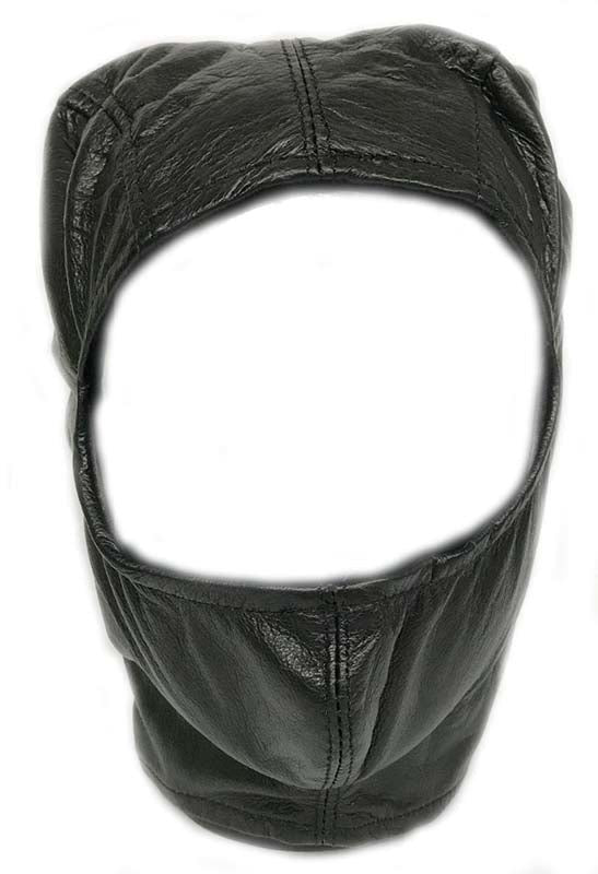 BDSM Open Face Mask Faux Leather - - Masks And Blindfolds