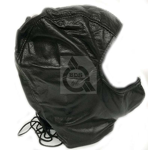 BDSM Open Face Mask Faux Leather by BDStyle - Masks And Blindfolds