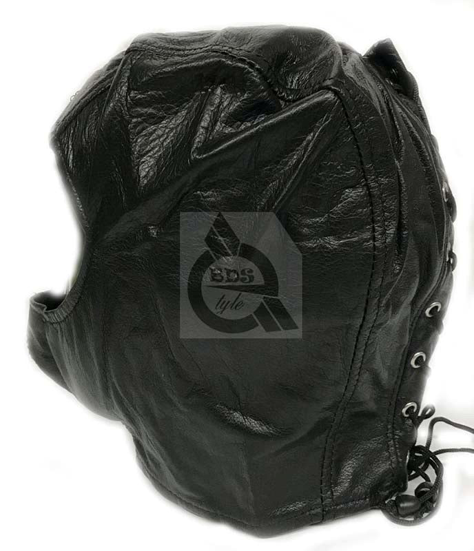 BDSM Open Face Mask Faux Leather - - Masks And Blindfolds