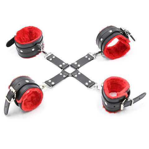 BDSM Stuff Wrist And Ankle Hog Tie Set by BDStyle - Cuffs and Restraints