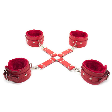 BDSM Stuff Wrist And Ankle Hog Tie Set by BDStyle - Cuffs and Restraints