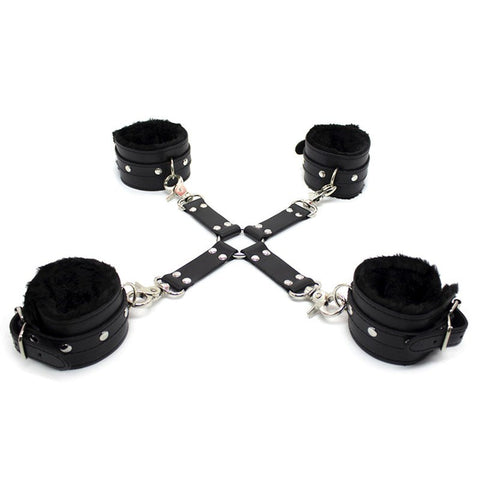 BDSM Stuff Wrist And Ankle Hog Tie Set by BDStyle - Cuffs and Restraints