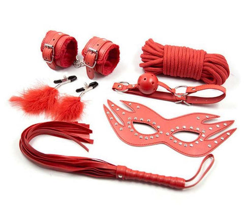 Bedroom 6 Piece Bondage Kit by BDStyle - Sex Kits