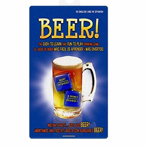 Beer! Dice Adult Drinking Game by Kheper Games - Sex Games, Coupons and Tricks