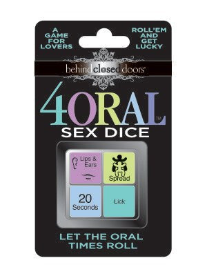 Behind Closed Doors - 4 Oral Sex Dice - - Sex Games, Coupons and Tricks
