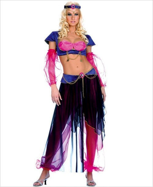 Belly Dancer Outfit - - Fancy Dress Ups