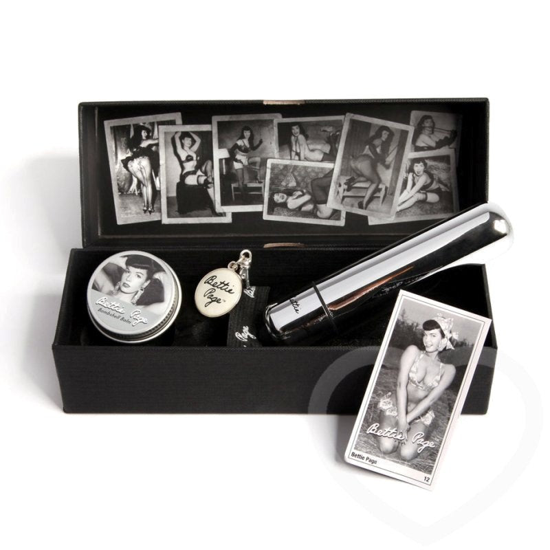 Bettie Page Buzzin Bullet and Balm Set - - Bullet Vibrators