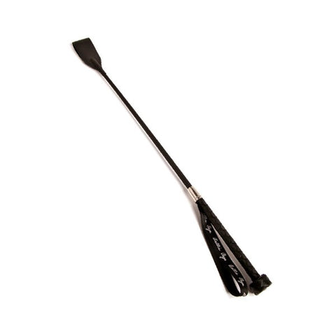Bettie Page Teasearama Leather Riding Crop by Lovehoney - Whips And Crops