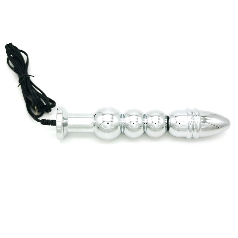 Bipolar Metal Electric Shock Butt Plug - R - - Electro Sex