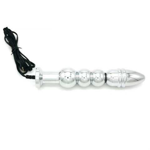 Bipolar Metal Electric Shock Butt Plug - R by BDStyle - Electro Sex