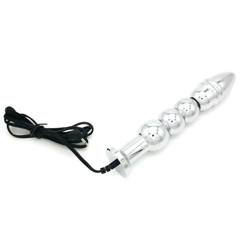 Bipolar Metal Electric Shock Butt Plug - R by BDStyle - Electro Sex