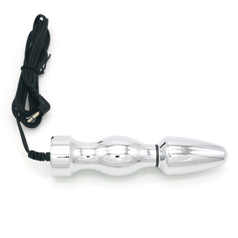 Bipolar Metal Electric Shock Butt Plug - T by BDStyle - Electro Sex