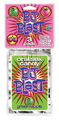 3 Pack BJ Blast Oral Sex Candy by Pipedream - Sex Games, Coupons and Tricks