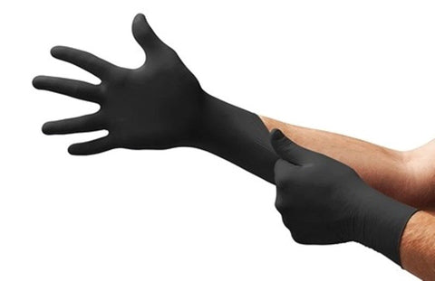 Microflex Black Dragon Zero Powder-Free Nitrile Gloves - Dental and Clinical