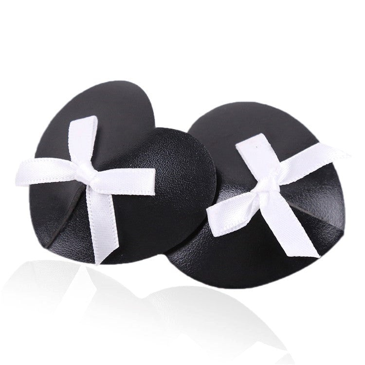 Black Heart White Box Nipple Pasties - - Fancy Dress Ups