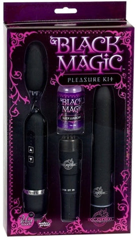 Black Magic Pleasure Sex Toy Kit by Doc Johnson - Sex Kits