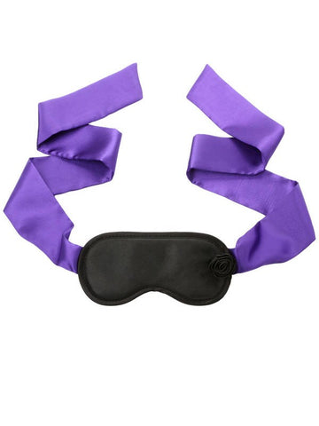Black Rose Budding Blinder Eyemask by Doc Johnson - Cuffs and Restraints
