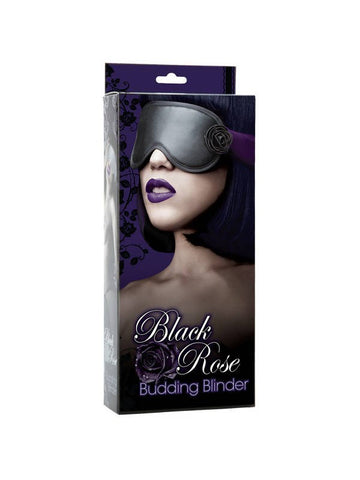 Black Rose Budding Blinder Eyemask by Doc Johnson - Cuffs and Restraints