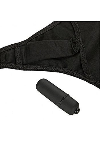 Black Rose Secret Garden Vibrating Panty by Doc Johnson - Clit Ticklers and Pulsators