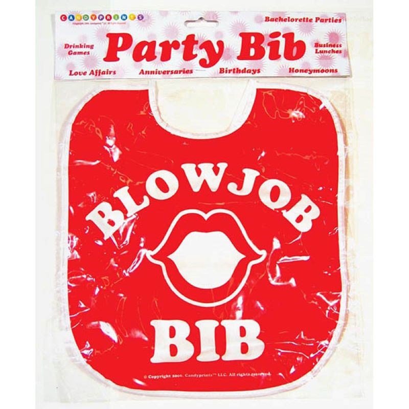 Blow Job Bib - - Party Gifts and Novelties