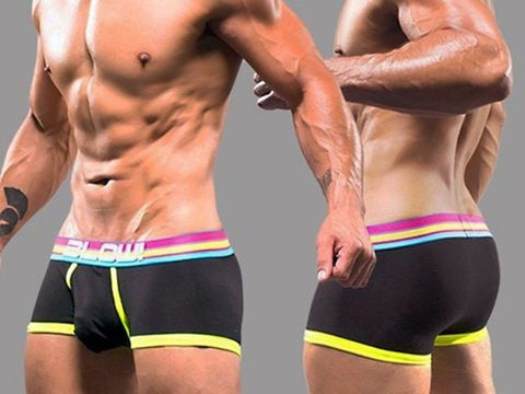 Blow! Almost Naked Boxer Black by Andrew Christian - Mens Briefs And Boxers