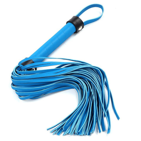 Blue Bondage Kit 7-piece Set Leather by BDStyle - Bondage Kits