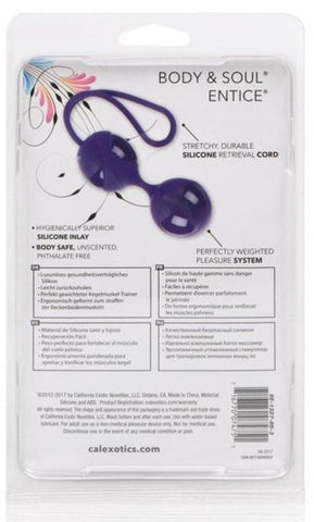 Body and Soul Entice Kegel Trainer by California Exotics - Love Eggs and Kegel Exercisers